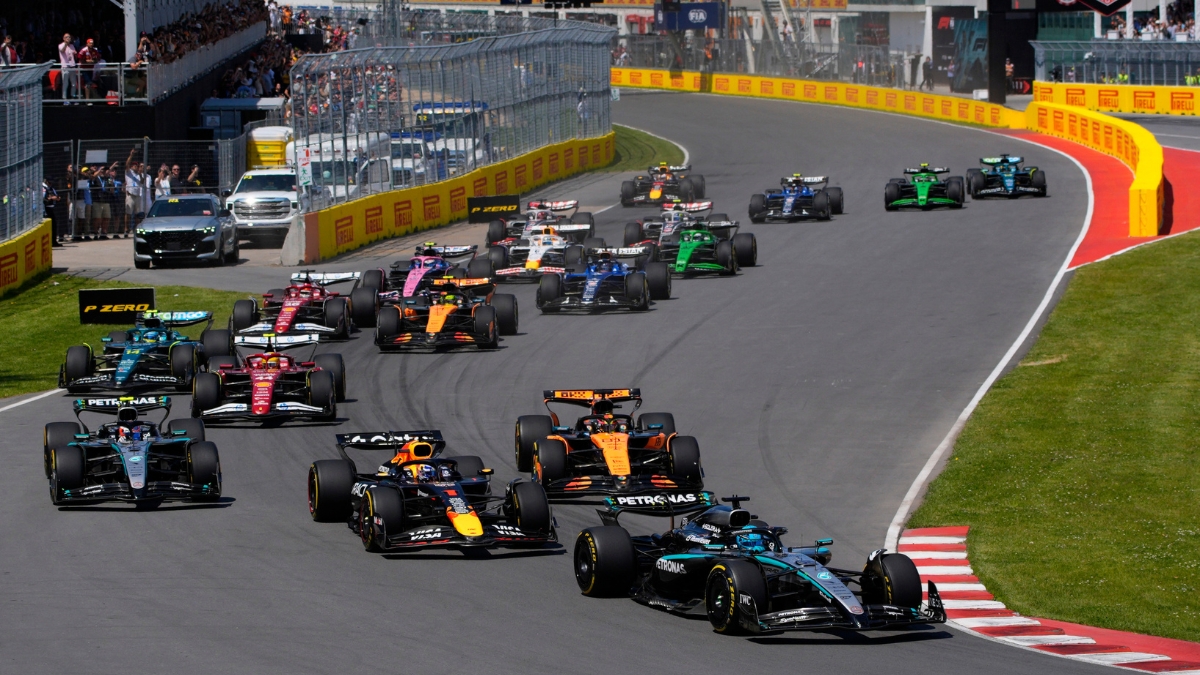 Russell arrasa en el caos de McLaren con una carrera al ataque de Alonso en el GP de Canadá