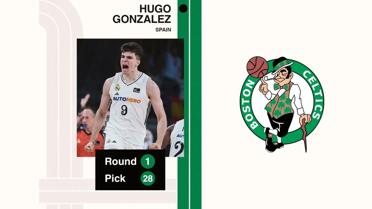 Los Celtics eligen al español Hugo González en su primera opción del draft de la NBA