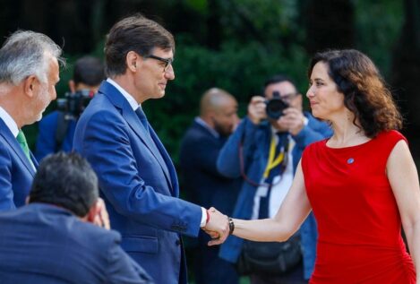 Ayuso responde a Illa sobre el dumping fiscal de Madrid: «Aportamos el 70% de la caja común»