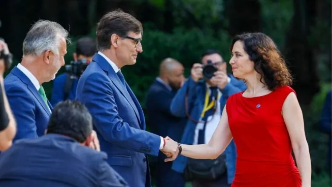 Ayuso responde a Illa sobre el dumping fiscal de Madrid: «Aportamos el 70% de la caja común»