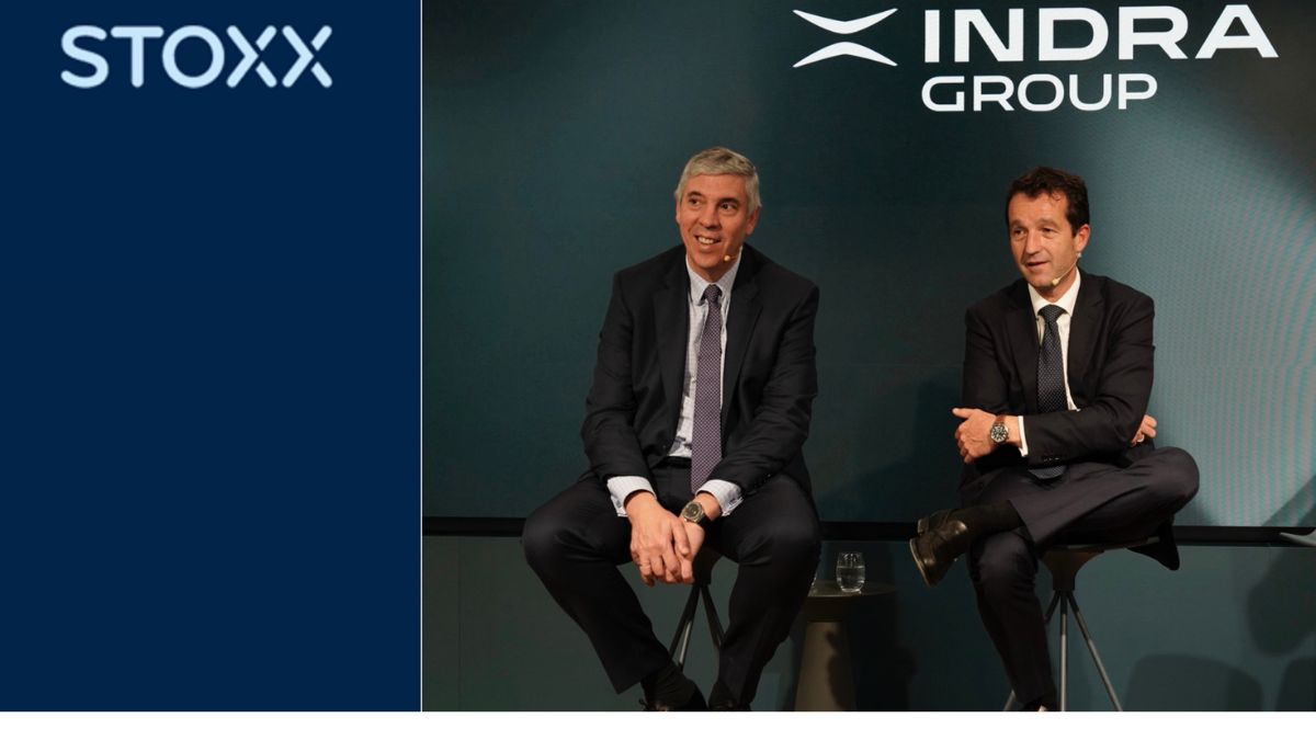 Indra se estrena en el Stoxx 600 situándose entre las diez firmas más alcistas