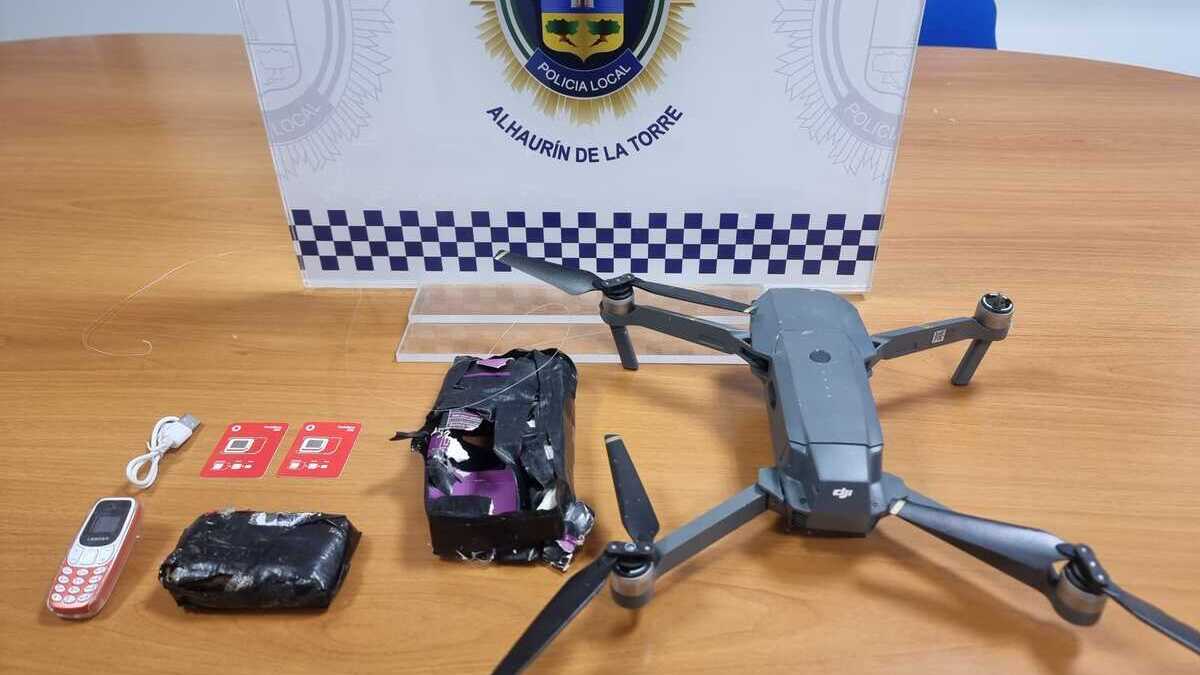 La prisión de Alhaurín (Málaga), en alerta tras el uso de drones para introducir droga