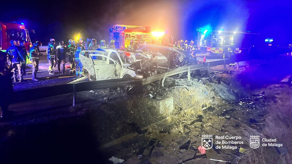 Cuatro muertos, uno de ellos policía, en una persecución por un robo en Málaga