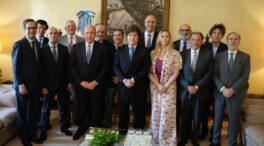 Milei se reúne en Madrid con empresarios españoles