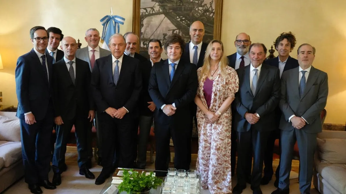 Milei se reúne en Madrid con empresarios españoles