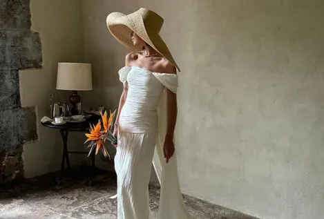 Las pamelas se visten de boda y se convierten en el accesorio fetiche para novias e invitadas