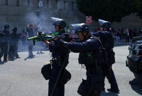  Heridos dos periodistas en las protestas en Los Ángeles contra las políticas migratorias