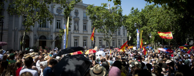 Jueces y fiscales se concentran contra las reformas de Bolaños y por la democracia