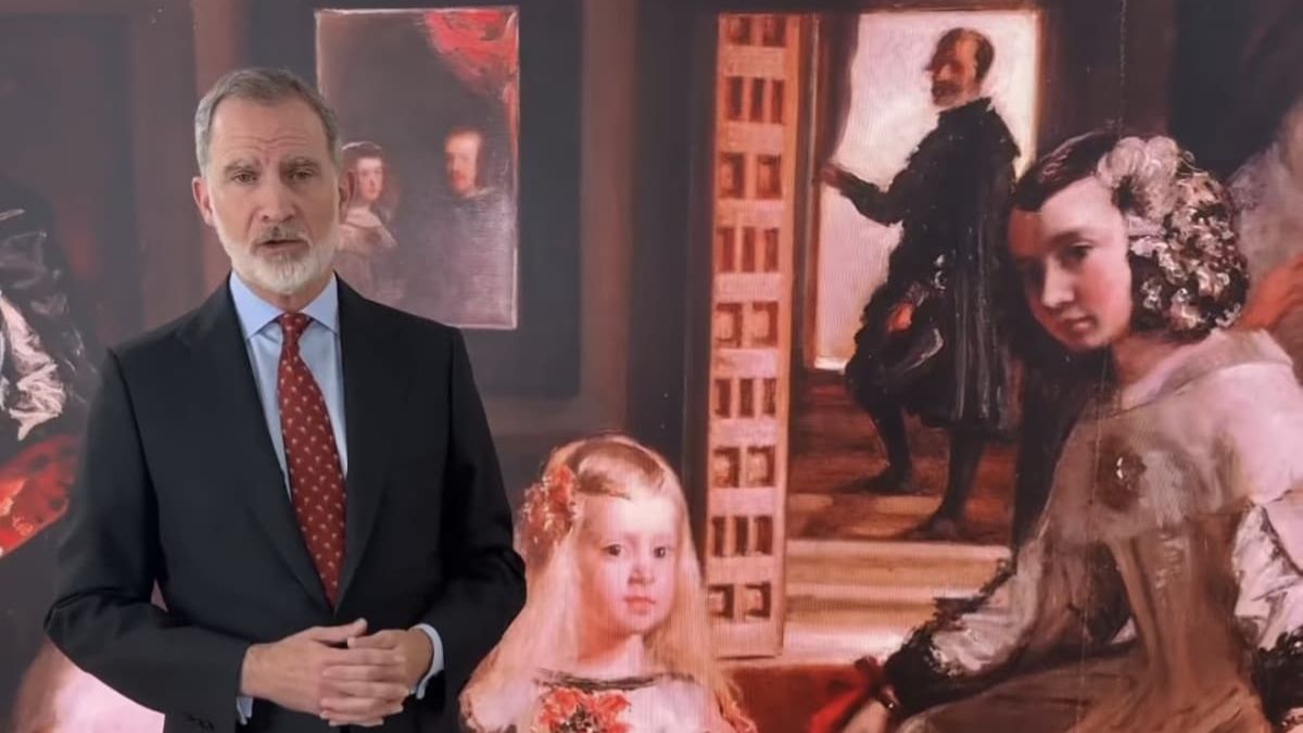 El Rey explica ‘Las Meninas’ de Velázquez para el Instagram del Museo del Prado