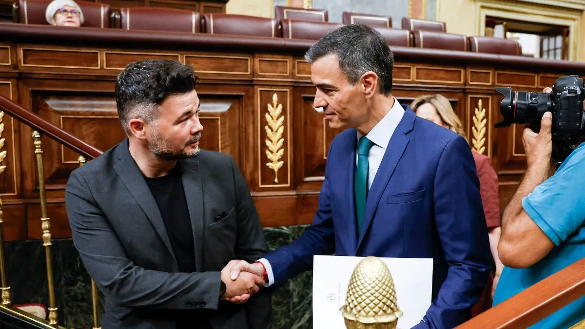 Crecen las críticas a Rufián entre las corrientes de ERC: «Es el mejor diputado del PSOE»