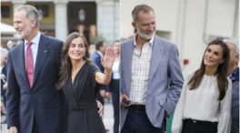 La semana más cariñosa de los Reyes: la cara de enamorado de Felipe y su gesto con Letizia