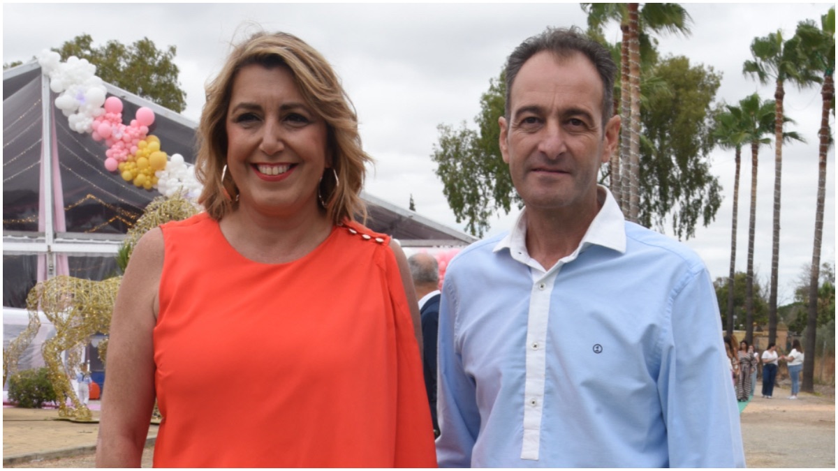 Susana Díaz, más allá de la política: furor por el Betis, dos hijos, marido y familia de fontaneros