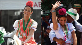 Lourdes Montes arrasa en El Rocío vistiendo a Vic y Tana Rivera: sus dos espectaculares looks