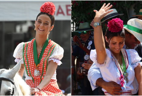 Lourdes Montes arrasa en El Rocío vistiendo a Vic y Tana Rivera: sus dos espectaculares looks