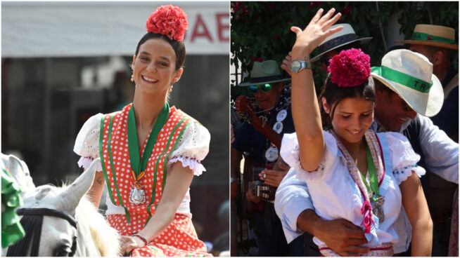 Lourdes Montes arrasa en El Rocío vistiendo a Vic y Tana Rivera: sus dos espectaculares looks