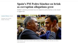 'The Times' sentencia a Sánchez: está «al borde del abismo» por los casos de corrupción