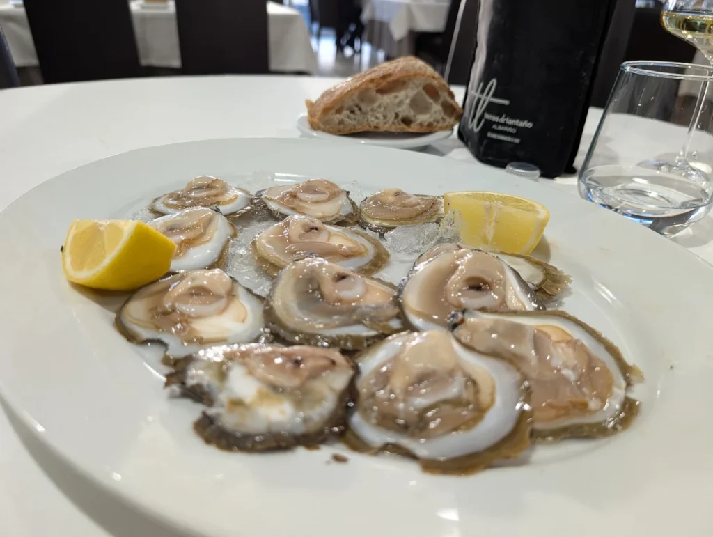 Plato del restaurante Veiramar Arcade. Restaurante Veiramar Arcade