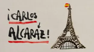 La viñeta animada sobre... Carlos Alcaraz