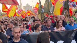 Miles de personas piden la salida de Sánchez en una marcha convocada por Vox en Madrid