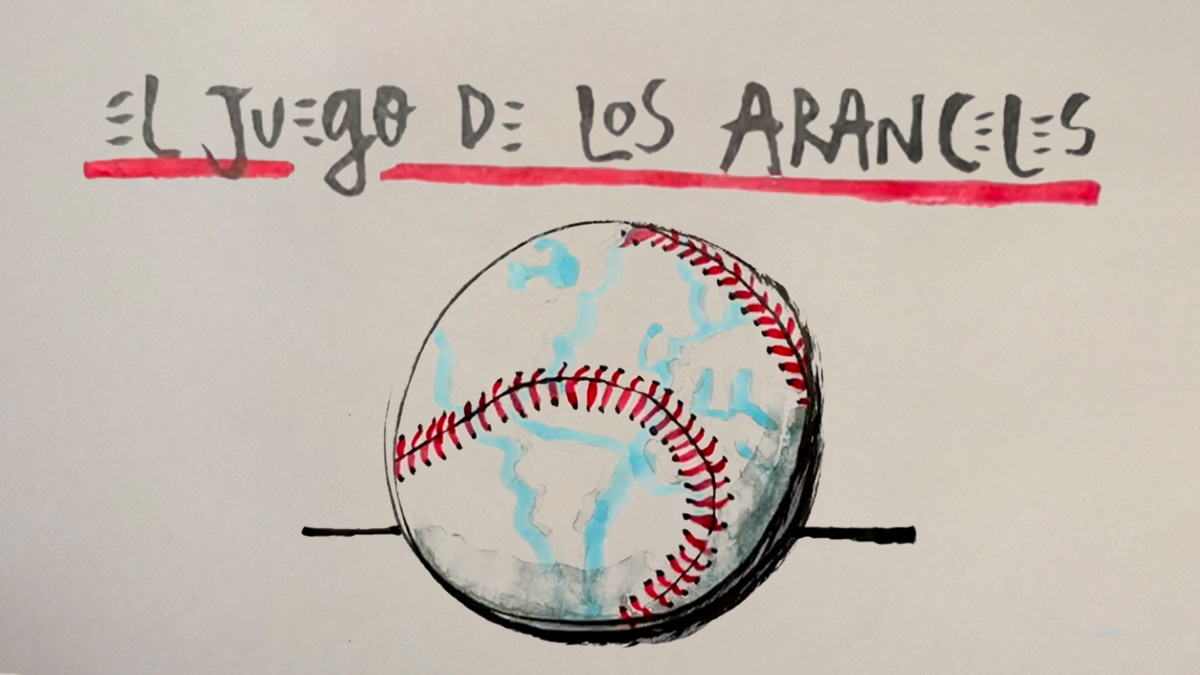 La viñeta animada sobre... el juego de los aranceles