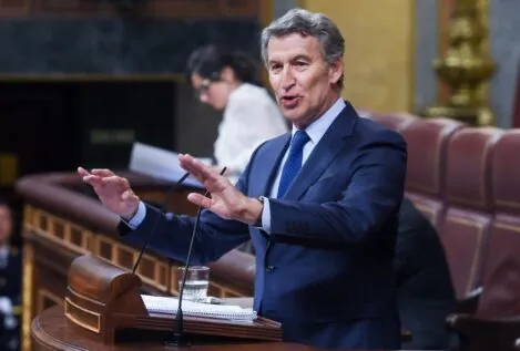 Feijóo dice que Sánchez ha batido todos los récords de corrupción en la política española