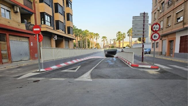 Alfafar y Benetússer reabren el túnel que une los dos municipios, dañado por la dana