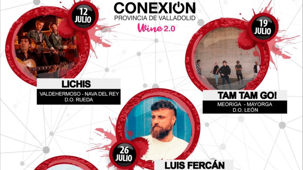 Conciertos mes de julio del ciclo `Wine Conexión Provincia de Valladolid´. | Diputación de Valladolid