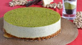 'Cheesecake' de pistacho: sin horno y fácil de hacer