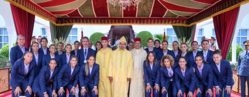 Mohamed VI agasaja a Jorge Vilda tras ser finalista de la Copa África femenina