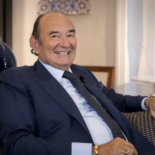 Félix Revuelta con Esperanza Aguirre