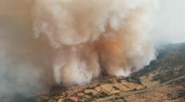 El fuego de Navaluenga (Ávila) evoluciona bien a pesar de haber quemado ya 1.500 hectáreas
