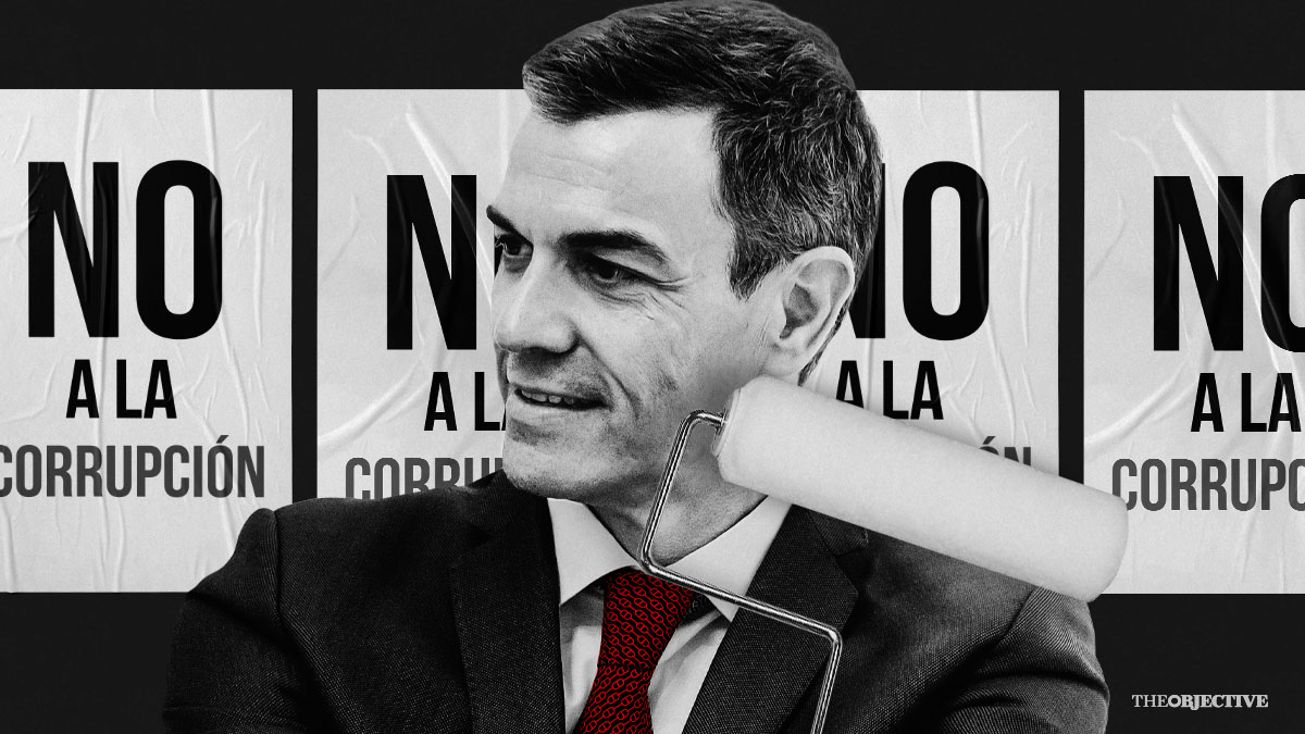 Panfleto de Sánchez contra la corrupción