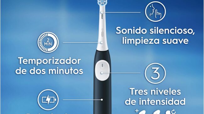 Oral-B iO 2 con tecnología Braun a solo 44,95 € (-48 %) – Oferta Prime exclusiva