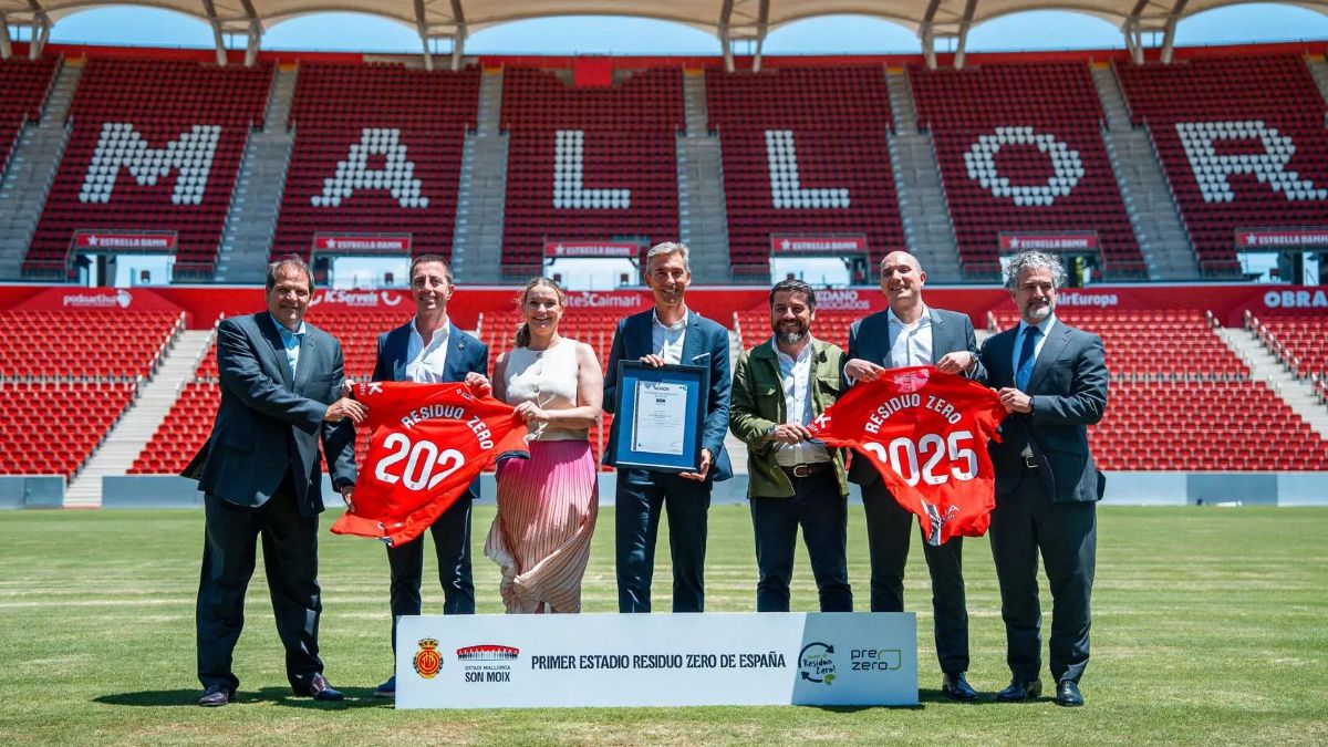 RCD Mallorca y PreZero convierten Son Moix en el primer estadio ‘Residuo cero’ de España
