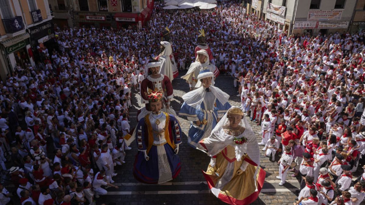 Sanfermines 2025: recorrido del encierro y la Comparsa de Gigantes del 8 de julio