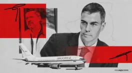 Sánchez llevó al empresario de la trama Ábalos en el avión oficial junto a siete directivos del Ibex
