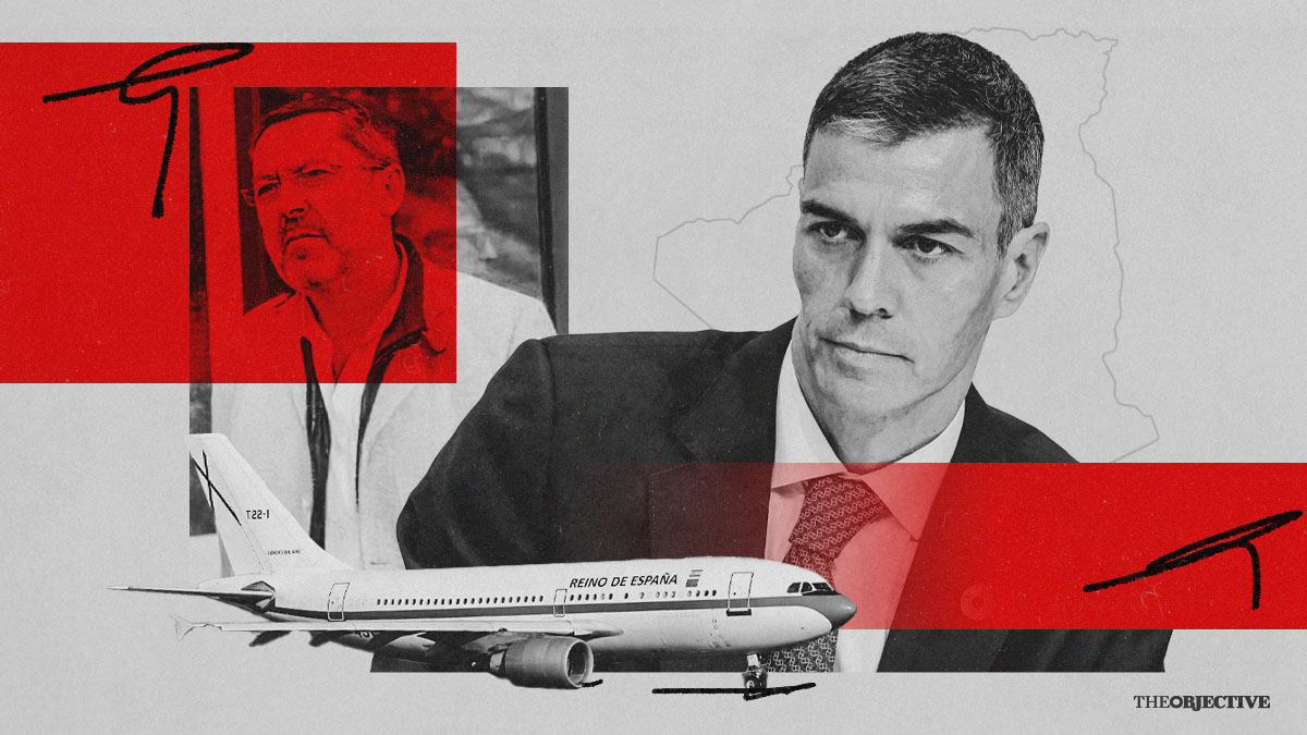 Sánchez llevó al empresario de la trama Ábalos en el avión oficial junto a siete directivos del Ibex