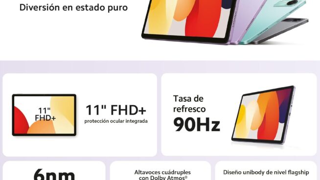 ¡Ofertón Prime! Redmi Pad SE 11” por solo 151 €: Pantalla grande, potencia y 12h de batería