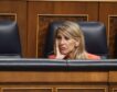 Yolanda Díaz tilda a Podemos de «negacionista» por votar contra el decreto antiapagones