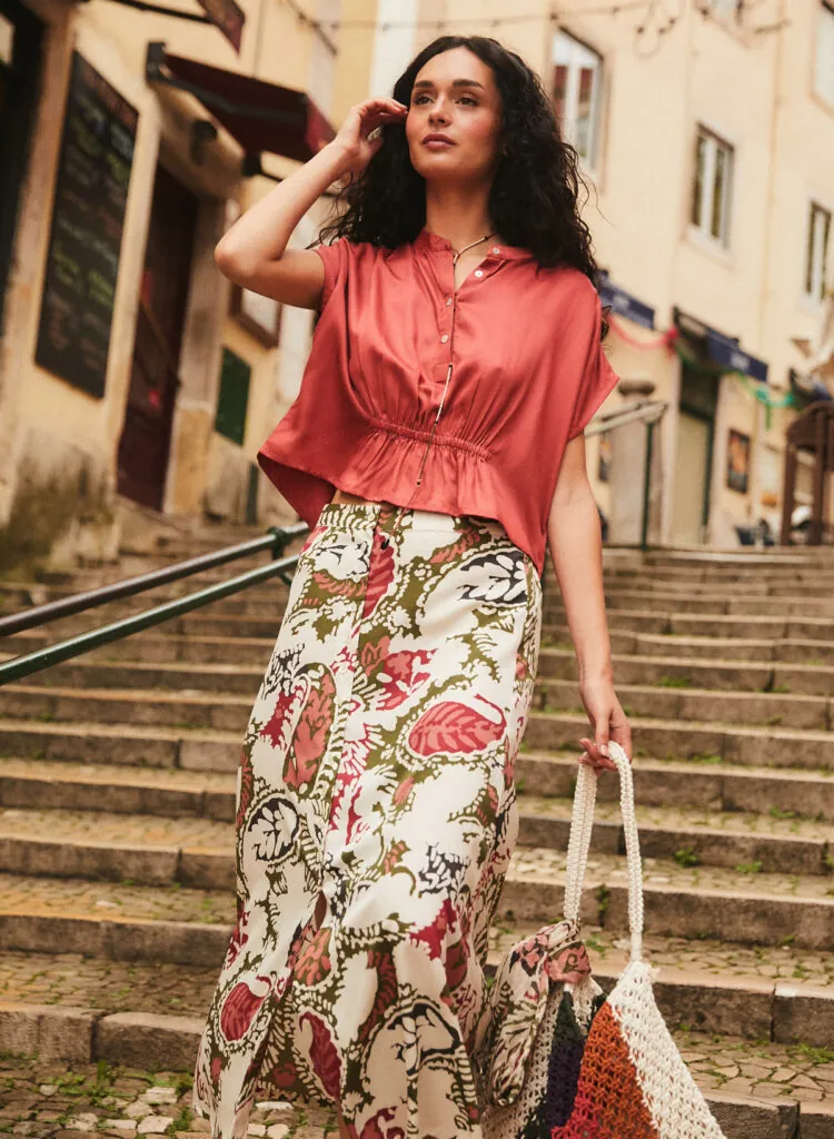 Falda estampada de Algo Bonito