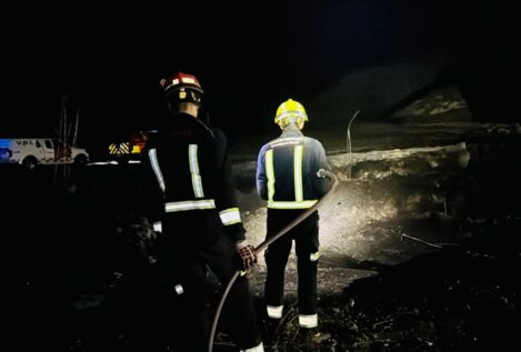 Hallado un cadáver al apagar un incendio de pastos en Morata de Tajuña (Madrid)