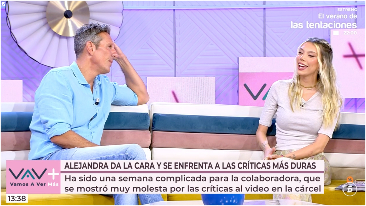 El duro cara a cara de Joaquín Prat y Alejandra Rubio: «Me equivoco y debo volver a mi camino»