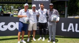LaLiga participa en LIV Golf Andalucía con un circuito de FootGolf abierto por Figo y Aduriz