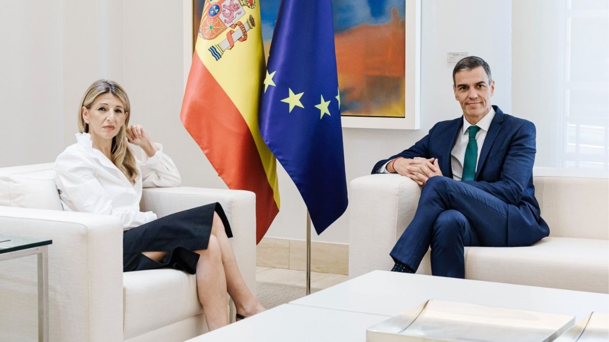 Sánchez y Díaz se borran de la reunión de emergencia entre Sumar y el PSOE