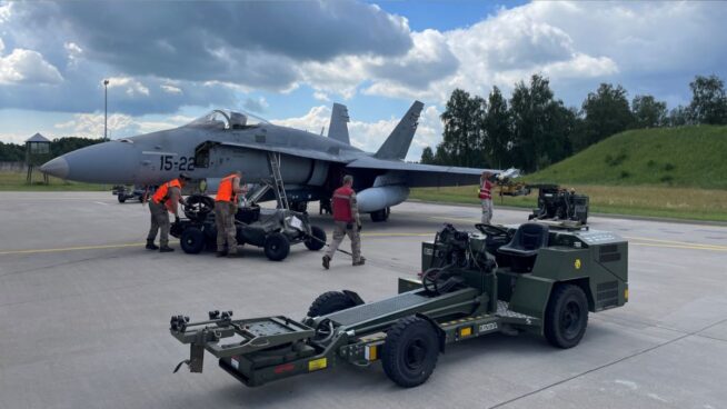 España despliega cazas por primera vez en Islandia con la OTAN frente a la injerencia rusa