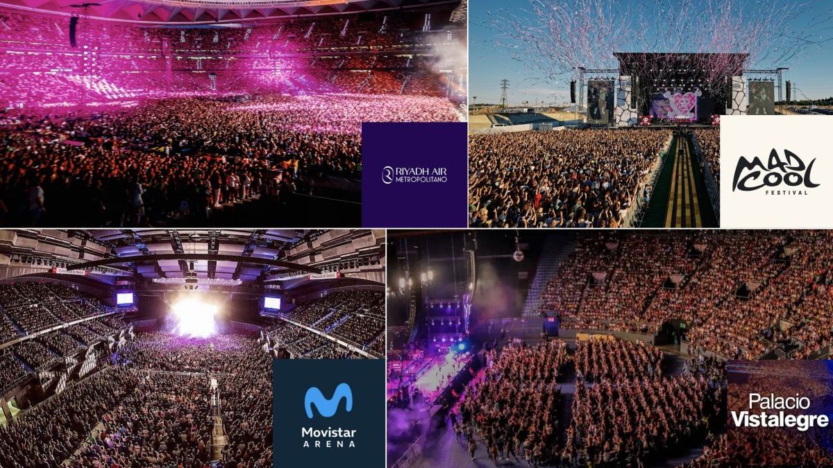 Madrid se consolida como capital europea de la música en vivo en 2025