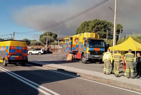 El incendio del sur de Ávila se cobra la vida de un trabajador en un accidente de tráfico