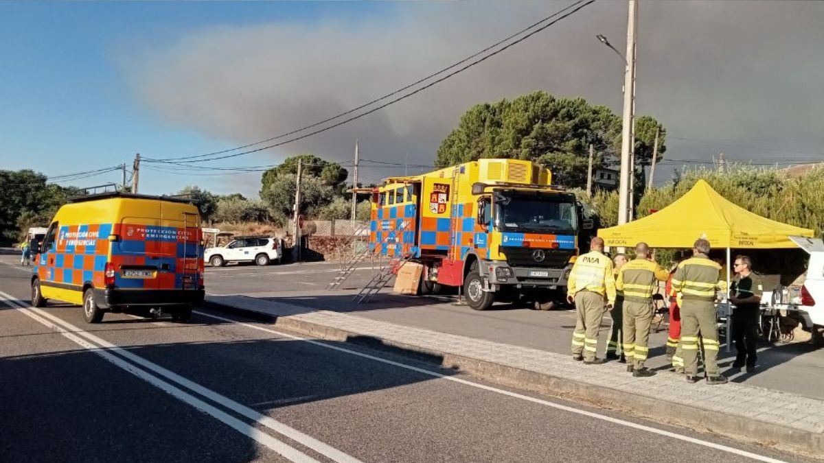 El incendio del sur de Ávila se cobra la vida de un trabajador en un accidente de tráfico