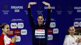 Iris Tió hace historia y logra el primer oro de España en natación artística en unos mundiales