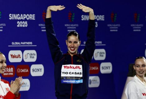 Iris Tió hace historia y logra el primer oro de España en natación artística en unos mundiales